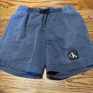 Calvin Klein Men’s antique Wash Denim blue size medium swim trunks EUC